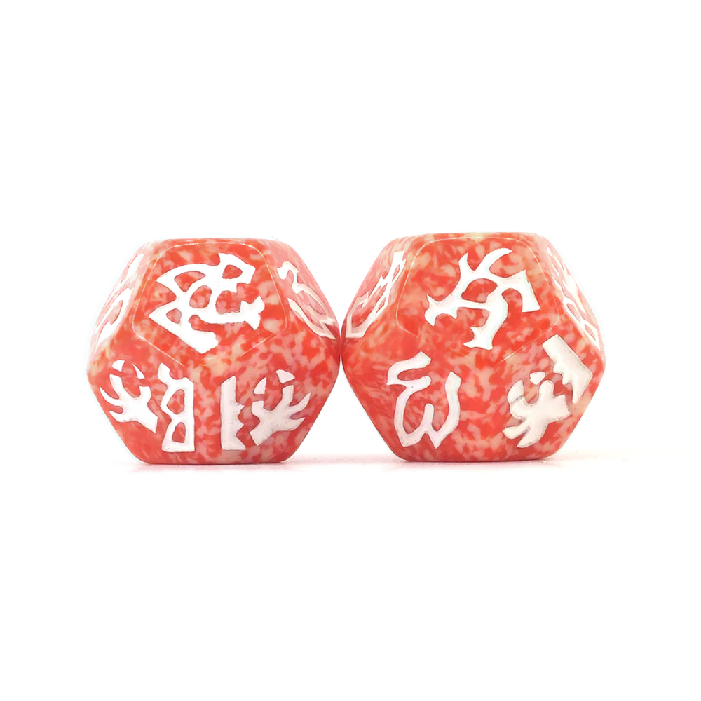 Ivory Hybrid Dragons (Pair)